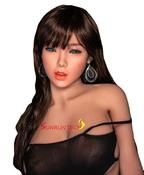 158cm CE Standard Best Price Realistic 3D Adult Sex Toys Amazing Stand Skeleton Big Boobs Real Sex Doll produced by automaticwoman